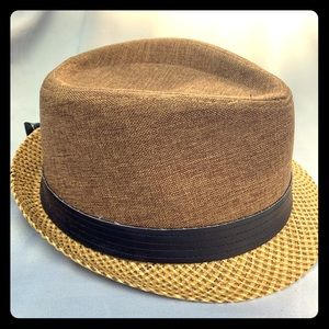 Tan Canvas Fedora